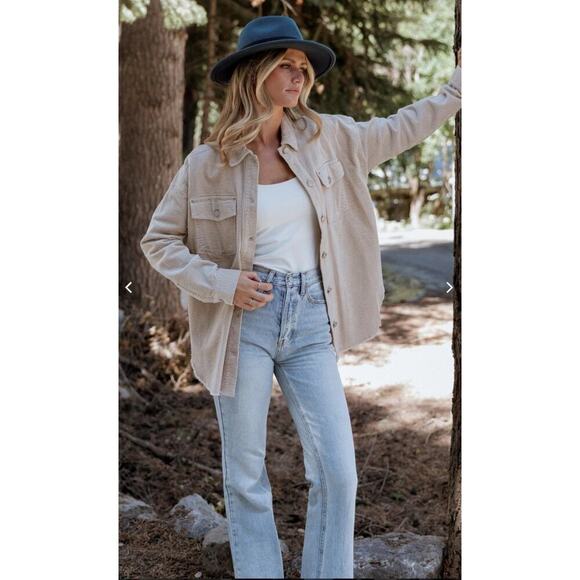 Baltic Born Greeley Corduroy Jacket in Sand NWT Size Medium - Picture 2 of 10